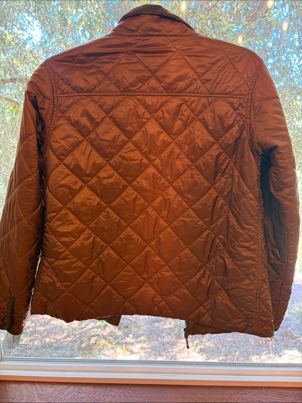Patagonia Quilted Chestnut Brown Snap-Front Jacket - Picture 2 of 4